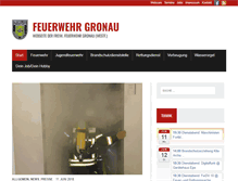 Tablet Screenshot of feuerwehr-gronau.de